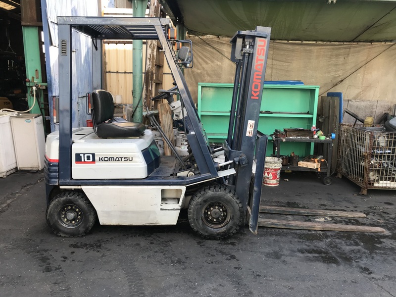 KOMATSU フォークリフト FG10-15 全塗装