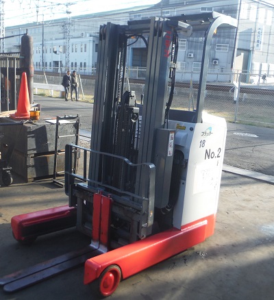 ニチユ電動フォークリフトFBRM15-75揚高2700MM2891H(A235) ニチユ電動