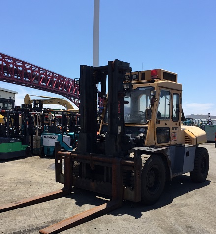 極上品　10トン　TCM エンジンフォークリフト 低稼働 10t TCM FD100-9　1000kg　フォークシフター 極上品 10トン TCM エンジンフォークリフト 低稼働 10t TCM FD100-9