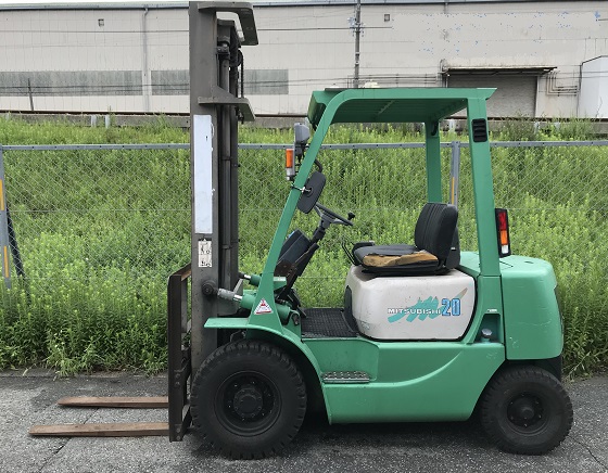 三菱 フォークリフト FG20 2000年製造 13286 時間【管理番号