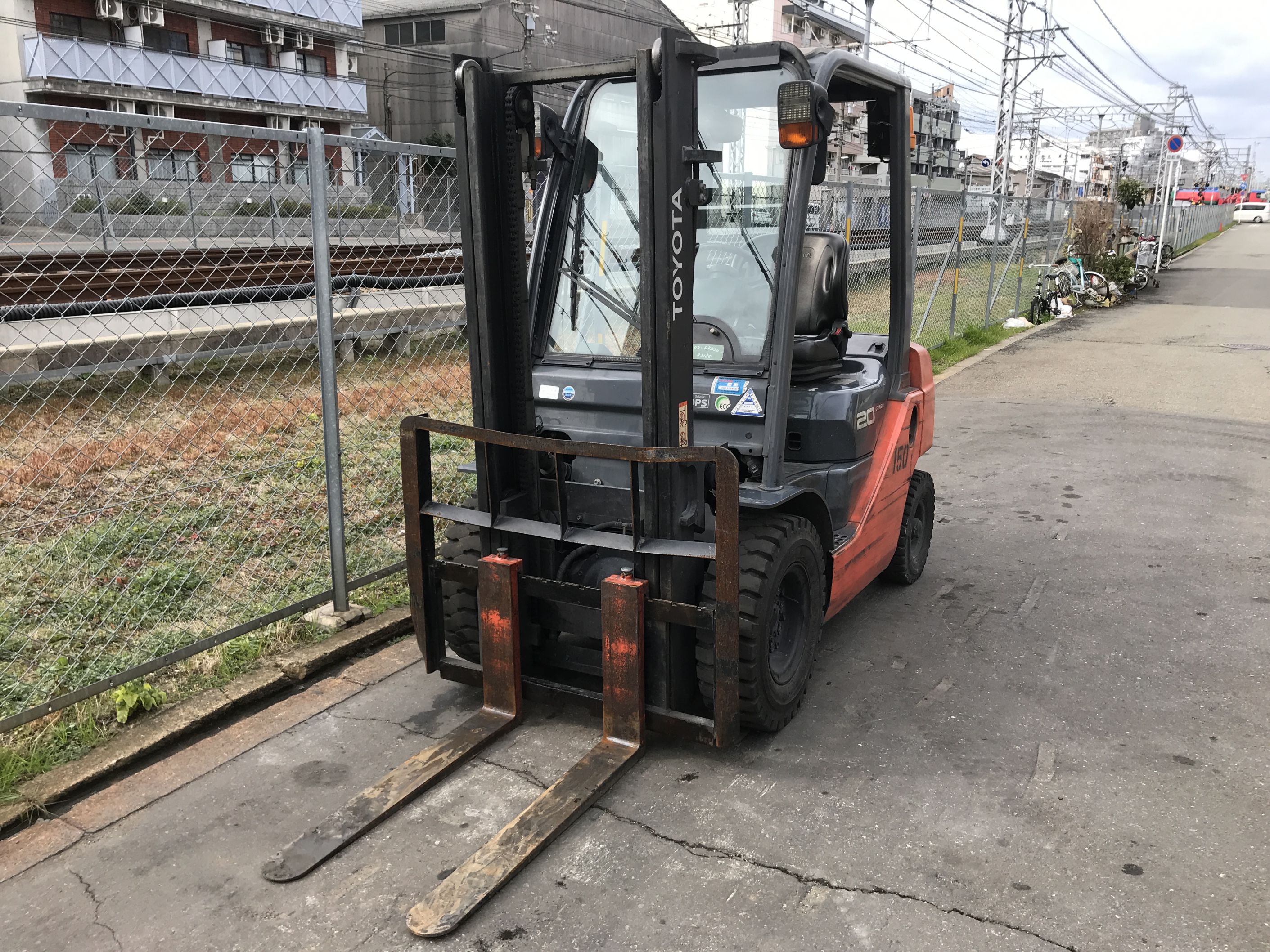 TOYOTA フォークリフト ディゼル あわメーター1439！ 商談中