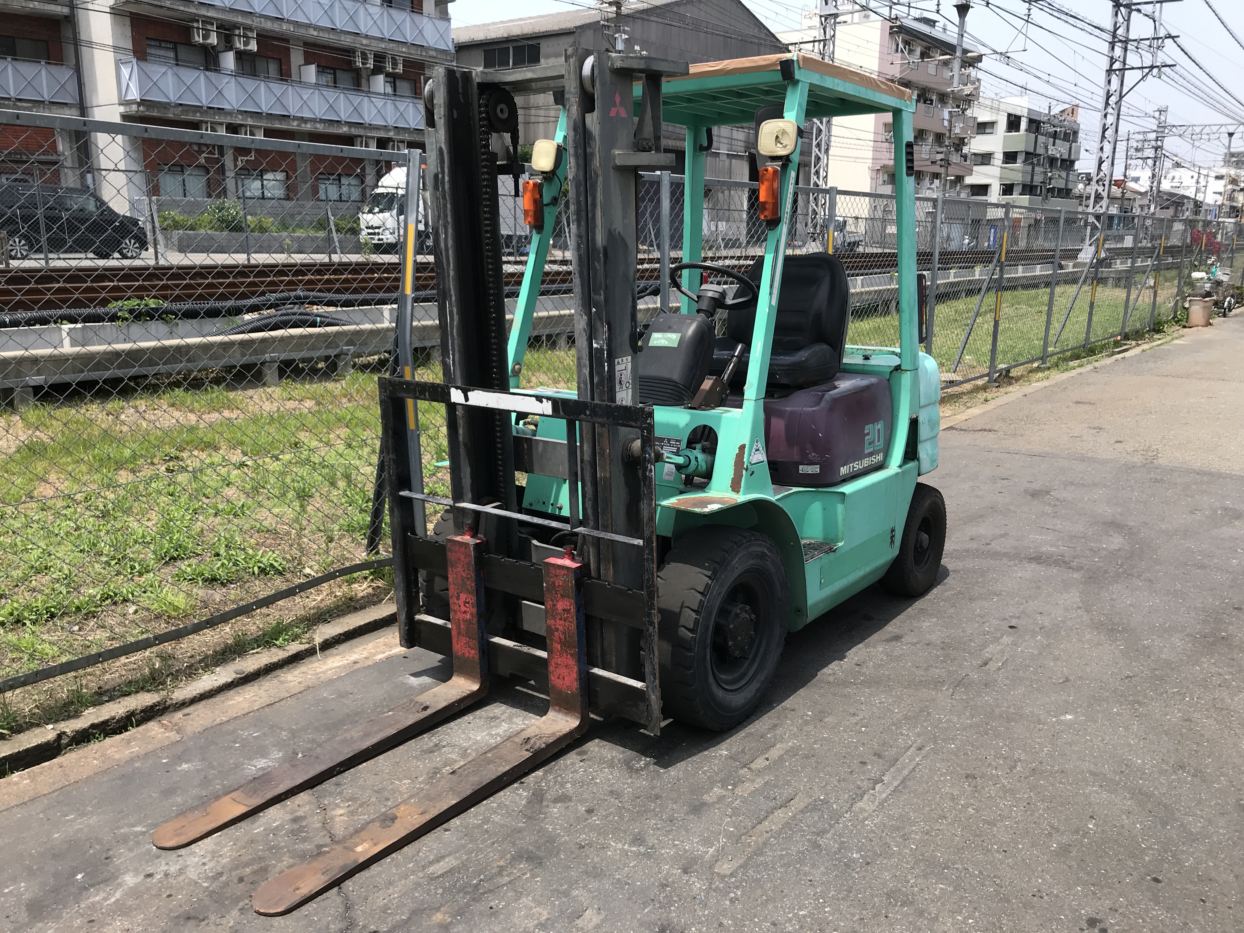 管理番号43165 三菱 FD20-F18B ディーゼル車 3ⅿマスト – 中古