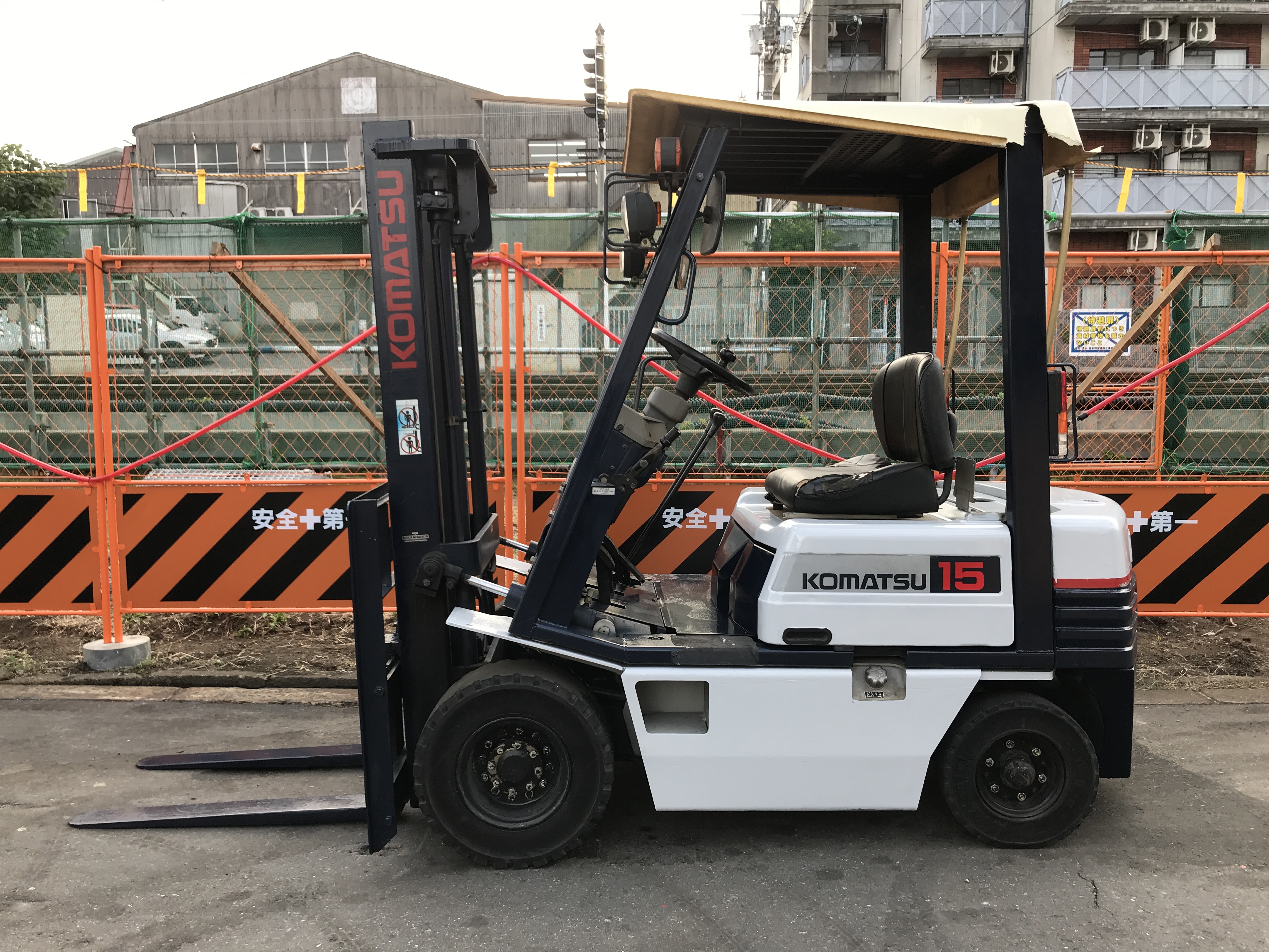 コマツ FG15 ガソリン フォークリフト  動作確認済み‼農家で使用‼ コマツ FG15 ガソリン フォークリフト 動作確認済み‼農家で使用‼