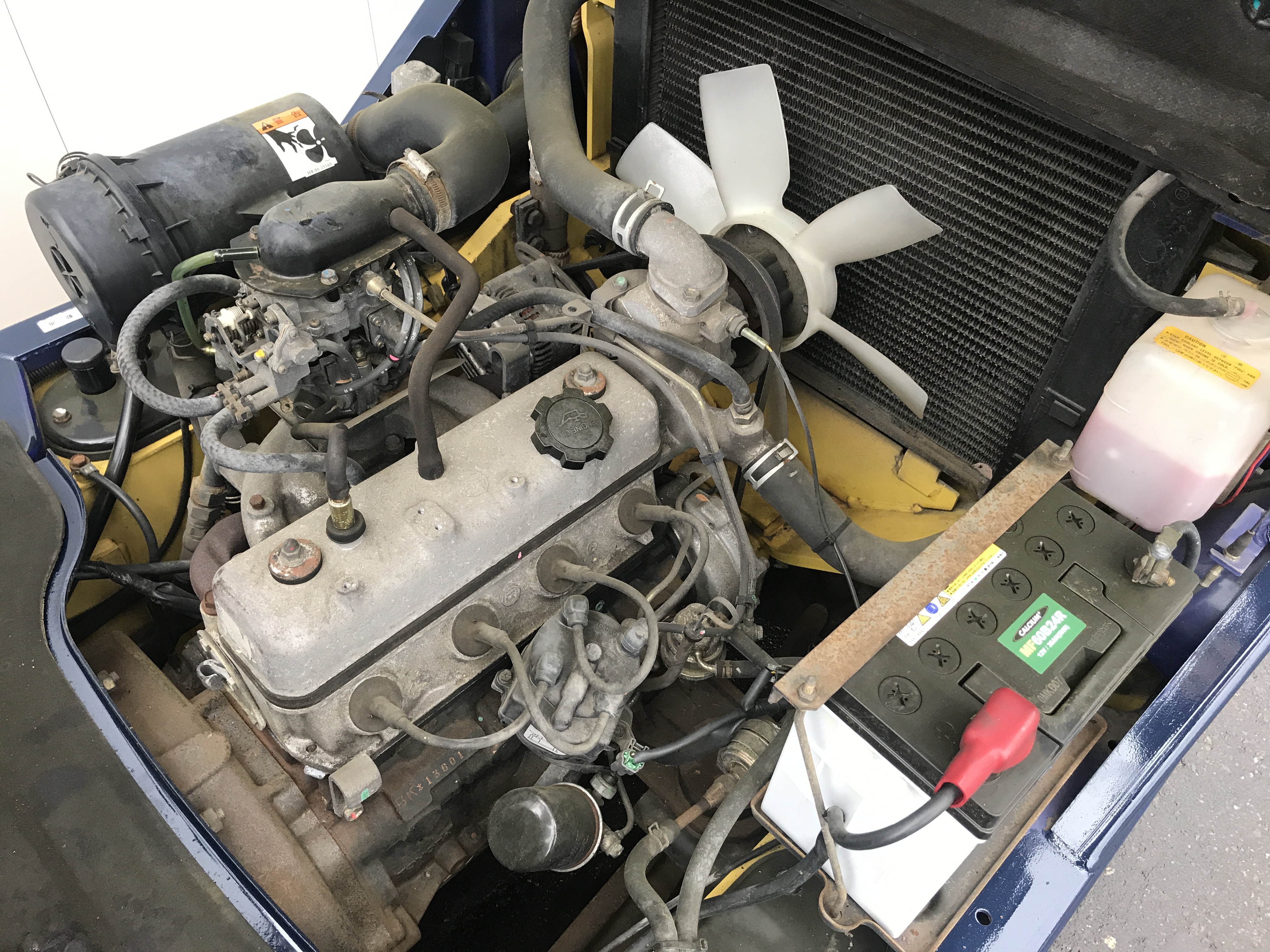 コマツ 1.5t ガソリン車 3mマスト 稼働時間757H FG14C-16 – 中古