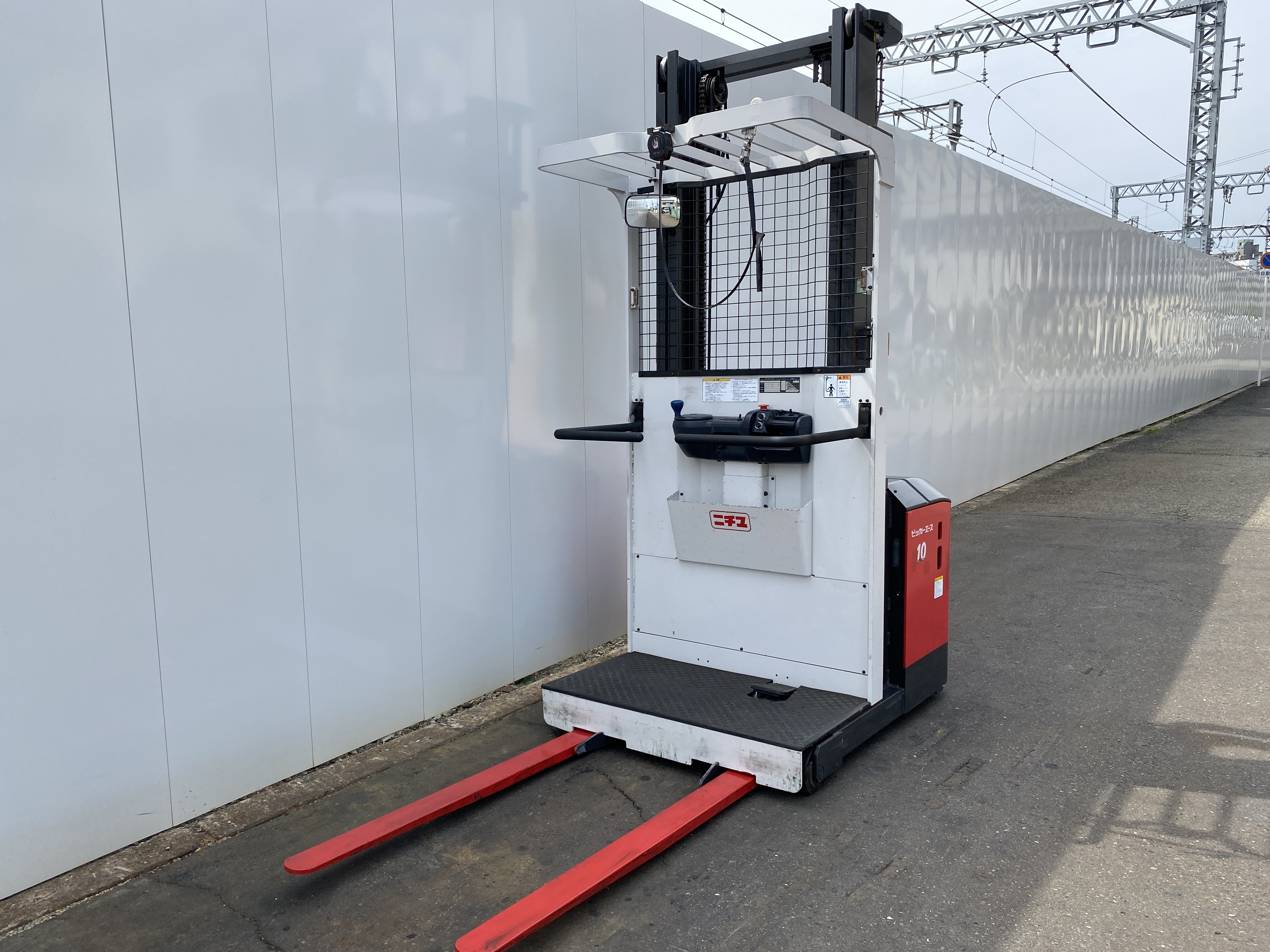 ニチユ 1.0t バッテリー車 4.0mマスト ピッキング作業 高所作業 RB10D