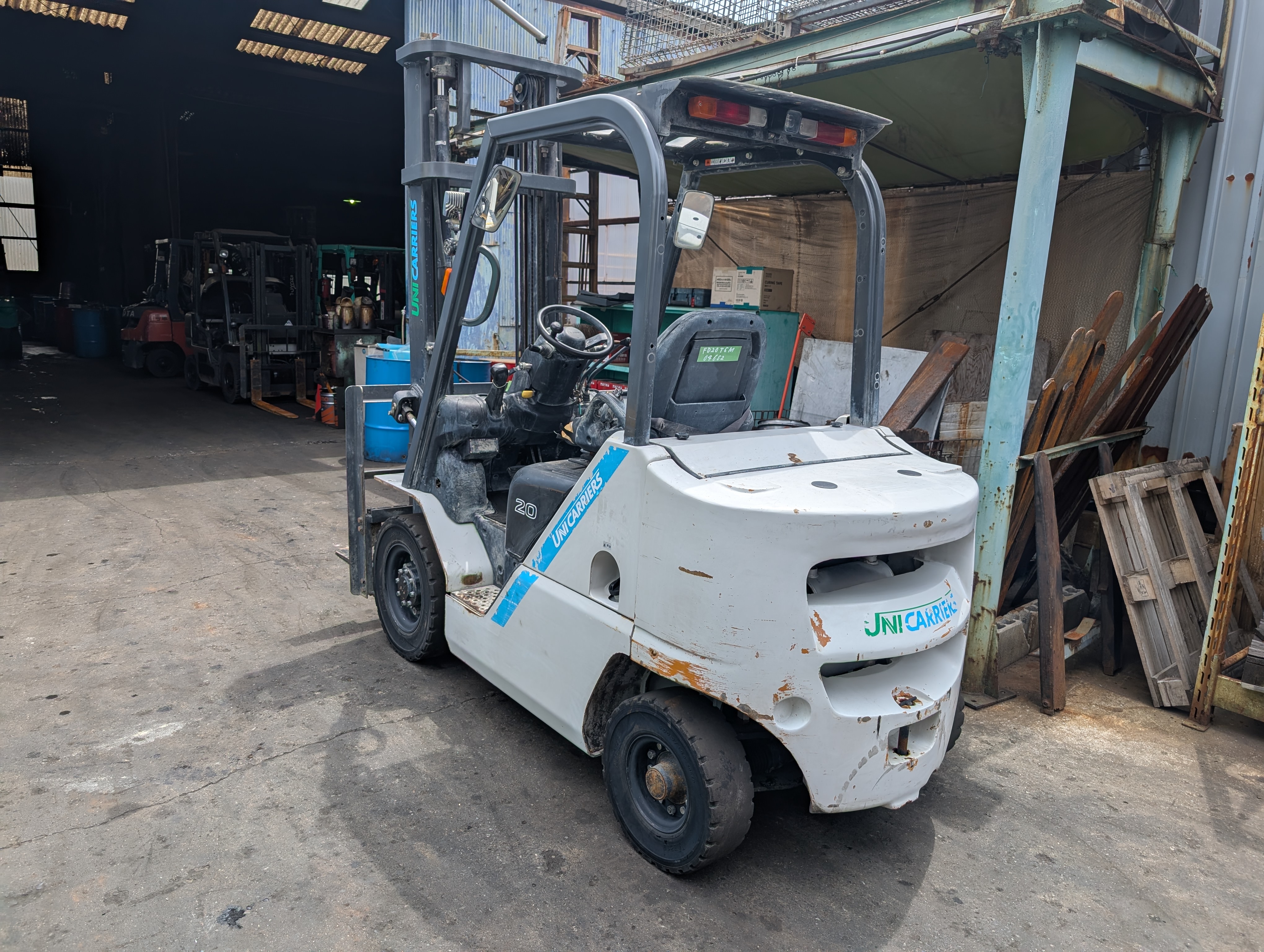 現状格安車輛) TCM ディーゼル車 2.0ton 4mマスト オートマ FD20T5M