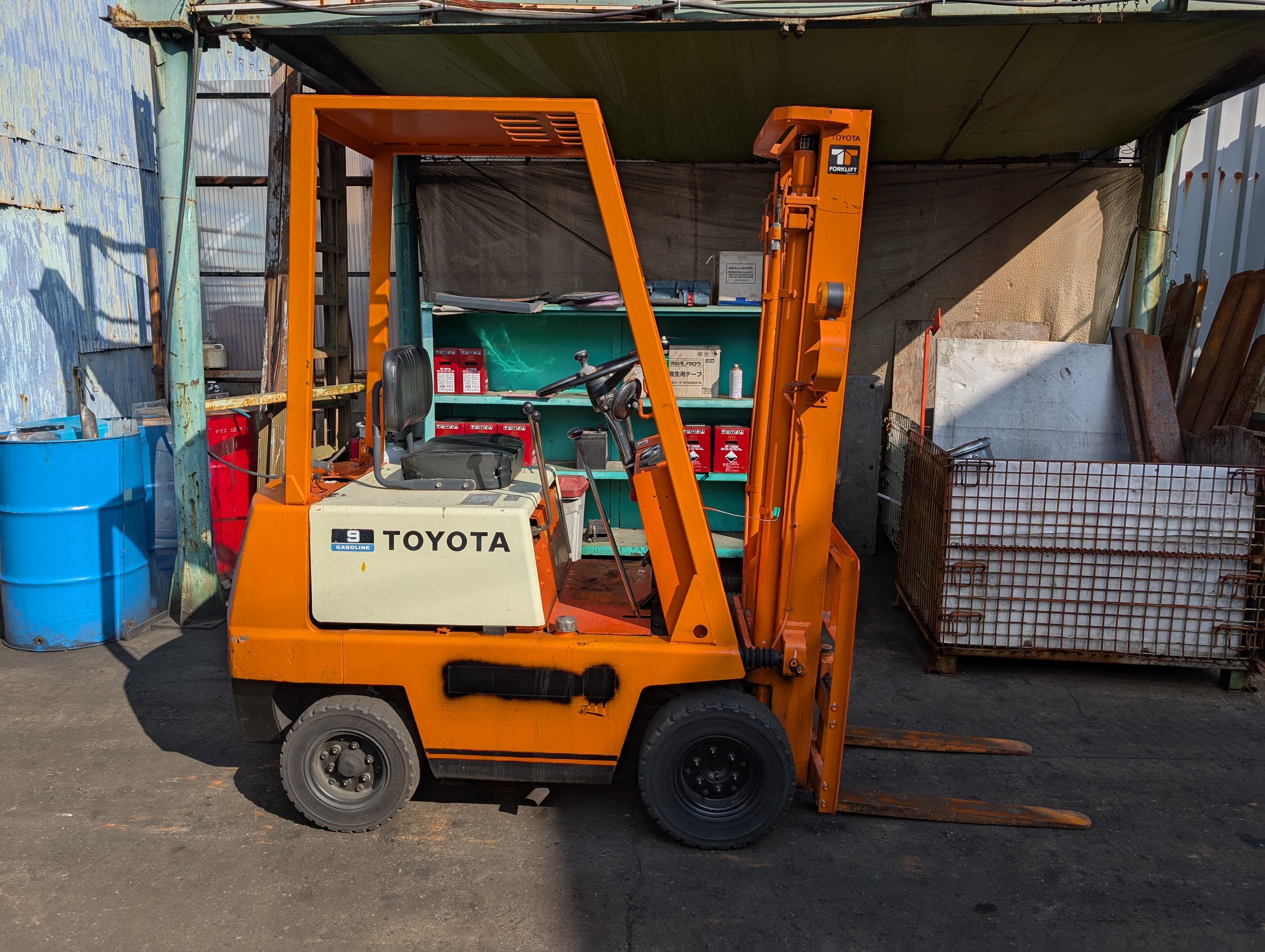 現状格安販売） トヨタ ガソリン車 0.9ton 3mマスト 2FGL9 小型特殊