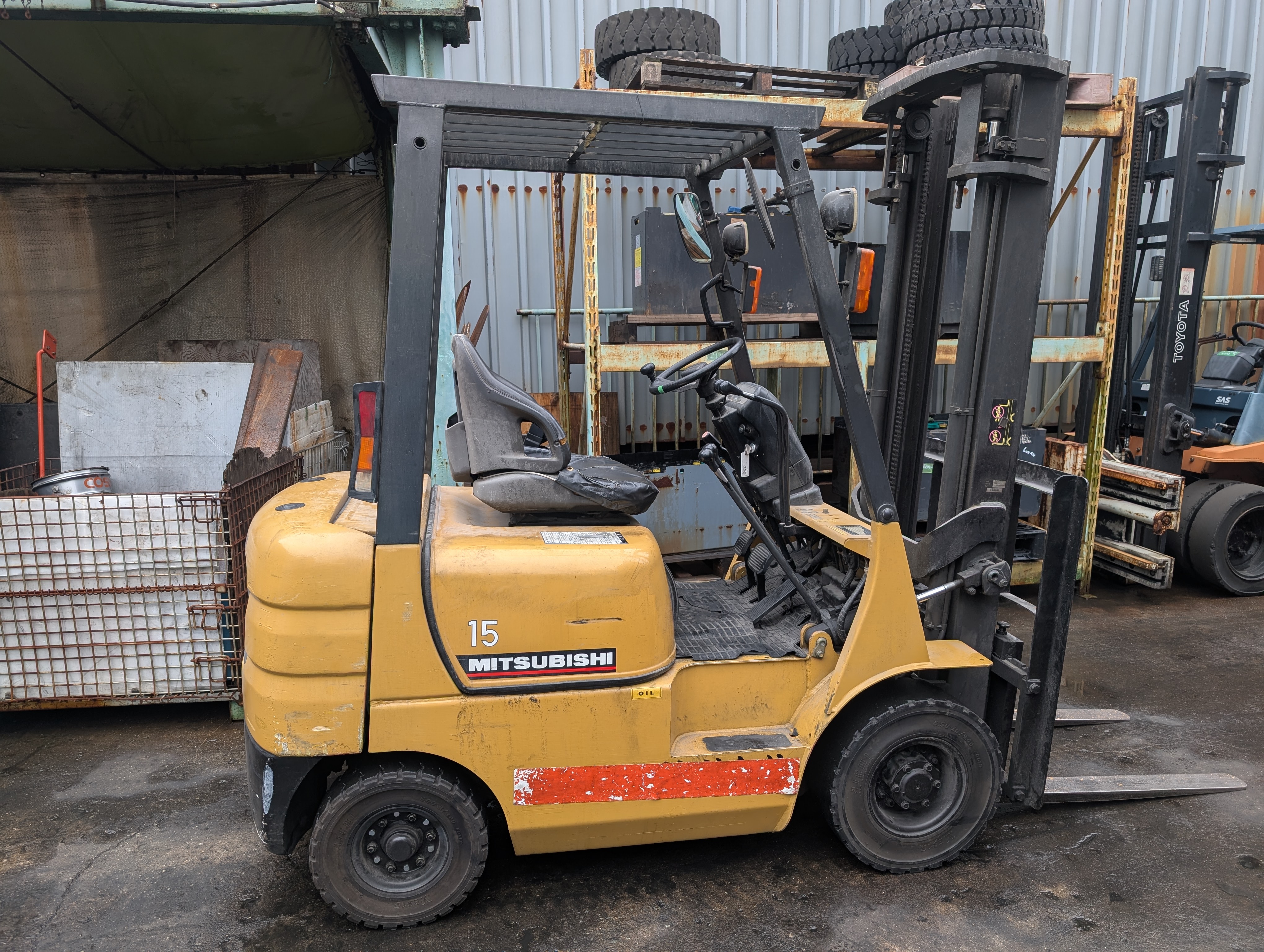 三菱 フォークリフト FG15 ガソリン 実働車